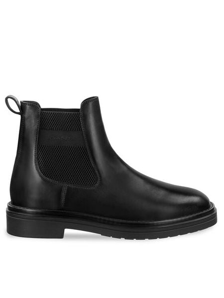 Gant Sztyblety 29651740 Czarny. Czarne botki męskie GANT, bez wzorów, ze skóry, bez zapięcia. Za 469.99 zł.