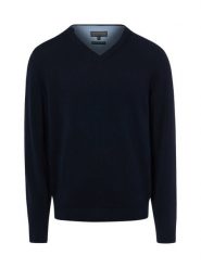 Finshley & Harding sweter z dzianiny z dodatkiem kaszmiru Mężczyźni Bawełna niebieski, XXXL. Niebieskie swetry przez głowę męskie Finshley & Harding, m, bez wzorów, z bawełny, bez kołnierzyka. Za 299.95 zł.
