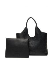 KARL LAGERFELD Torebka A3W30302 Czarny. Czarne torebki do ręki damskie KARL LAGERFELD, bez wzorów, ze skóry, bez dodatków. Za 829.99 zł.