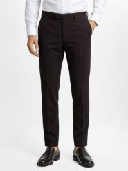 Finshley & Harding London Spodnie - Hoxdon Mężczyźni Slim Fit czarny, 94. Czarne eleganckie spodnie męskie Finshley & Harding London, m, bez wzorów, z syntetyku. Za 349.95 zł.