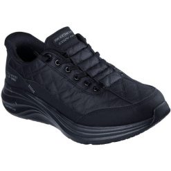 Adidasy Skechers Contour Foam - Cozy, Mężczyźni. Czarne buty sportowe męskie Skechers, z syntetyku, bez zapięcia, na fitness i siłownię. Za 399.99 zł.