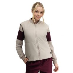 Damska ocieplana kamizelka golfowa Siroko Wedge-W Sand. Brązowe kurtki sportowe damskie SIROKO, bez wzorów, na golfa. Za 254.00 zł.