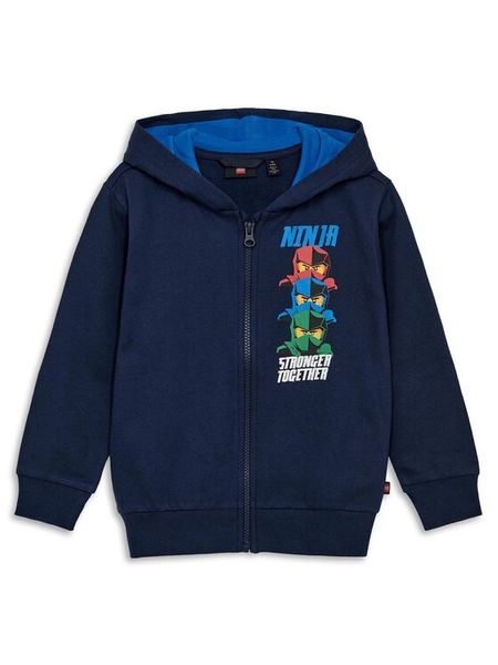 LEGO Bluza Lwasku 700 11010945 Granatowy Regular Fit. Niebieskie bluzy dla chłopców LEGO, bez wzorów, z bawełny, bez ramiączek, bez kaptura. Za 139.99 zł.