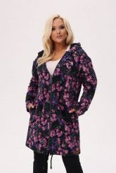 Bluza z kapturem Jeżynowy ogród - kobiecość, która kwitnie wieczorem PLUS SIZE XXL OVERSIZE. Czerwone bluzy damskie Moda Size Plus Iwanek, plus size, z aplikacjami, z bawełny, z kapturem. Za 329.90 zł.