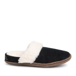 Kapcie Sorel. Czarne kapcie damskie Sorel, bez wzorów. Za 339.99 zł.