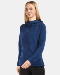 Damska bluza techniczna Kilpi TANALI-W. Niebieskie bluzy damskie Kilpi, bez wzorów, z materiału, bez kaptura. Za 422.05 zł.
