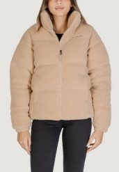Kurtka Kobieta COLUMBIA Puffect™ Sherpa. Brązowe kurtki damskie Columbia, na zimę, l, bez wzorów, z nylonu, bez kaptura. Za 696.55 zł.