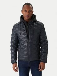 Milestone Kurtka skórzana MS Alonso 5310196 0715 Czarny Regular Fit. Czarne kurtki męskie Milestone, m, bez wzorów, ze skóry, bez kaptura. Za 2,299.00 zł.