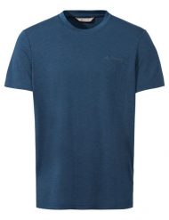 Koszulka funkcyjna M Abelia T-Shirt II. Niebieskie koszulki sportowe męskie Vaude, m, bez wzorów, bez kołnierzyka, bez ramiączek, trekkingowe. Za 219.00 zł.