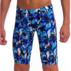 Spodenki FUNKY TRUNKS You Messer - jammery chłopięce. Niebieskie kąpielówki dla chłopców FUNKY TRUNKS, bez wzorów. Za 199.00 zł.