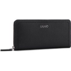 Duży Portfel Damski LIU JO - Xl Zip Around Manhattan A68174 E0011 Nero 22222. Czarne portfele damskie Liu Jo, ze skóry ekologicznej. Za 299.00 zł.