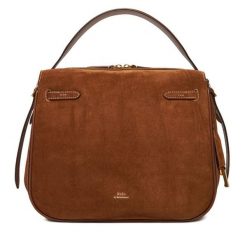 Torebka Polo Ralph Lauren. Brązowe torebki do ręki damskie Polo Ralph Lauren, bez wzorów, klasyczne, bez dodatków. Za 3,059.00 zł.