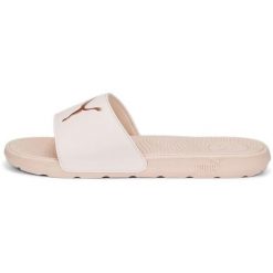 Klapki basenowe dla dorosłych Puma Cool Cat 2.0. Czerwone skarpety damskie Puma, bez wzorów, z materiału. Za 233.00 zł.