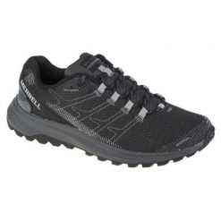 Męskie Buty Do Biegania Fly Strike. Czarne buty sportowe męskie Merrell, bez zapięcia, do biegania. Za 455.99 zł.