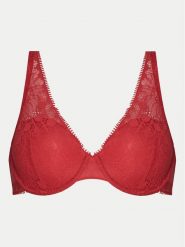 Chantelle Biustonosz z fiszbiną Day To Night C15F70 Czerwony. Czerwone biustonosze Chantelle, bez wzorów, z syntetyku. Za 259.99 zł.