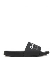 G-Star Raw Klapki SS25-3C096-W Czarny. Czarne klapki damskie G-Star, bez wzorów, z syntetyku, retro, bez obcasa. Za 103.99 zł.