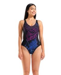 Strój kąpielowy damski Arena Swim Suit Mia Wing Back. Czarne kostiumy jednoczęściowe damskie Arena, l, bez wzorów, eleganckie, na fitness i siłownię. Za 369.00 zł.
