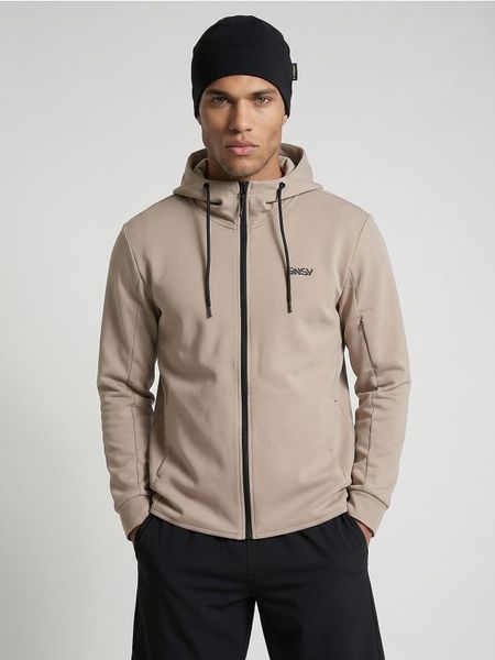 Czapka beanie U DYNAMIC - czarny. Czarne czapki i kapelusze męskie Sinsay, bez wzorów. Za 15.99 zł.