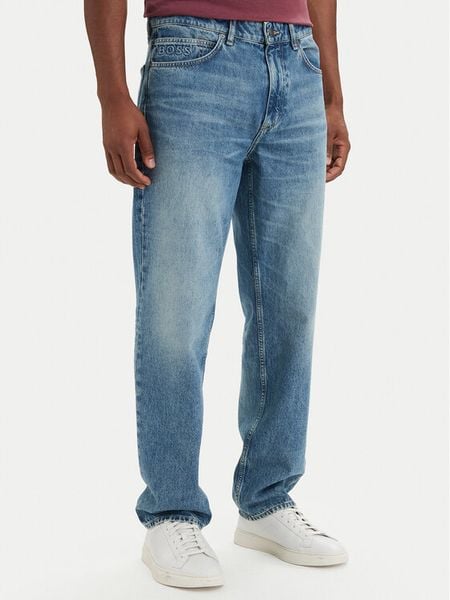 BOSS Jeansy Keyes-2 50566106 Niebieski Regular Fit. Niebieskie jeansy męskie Boss. Za 628.99 zł.