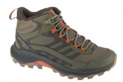 Buty trekkingowe męskie, Speed Strike 2 Mid GTX. Zielone trekkingi męskie Merrell, trekkingowe. Za 684.50 zł.
