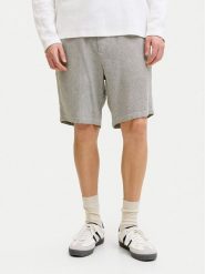 Jack & Jones Szorty materiałowe Ace Mykonos 12269376 Écru Regular Fit. Białe szorty męskie Jack & Jones, m, bez wzorów, ze lnu. Za 209.99 zł.
