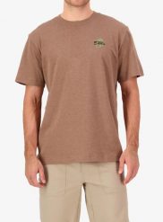 Koszulka Mons Royale Yonder Merino Organic Cotton T-Shirt. Brązowe t-shirty męskie Mons Royale, m, bez wzorów, z bawełny, klasyczne, bez kołnierzyka. Za 302.49 zł.