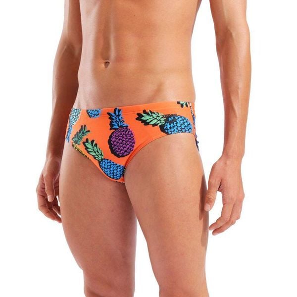 Kąpielówki Arena Pineapples. Brązowe kąpielówki męskie Arena, l, bez wzorów, do pływania. Za 159.00 zł.