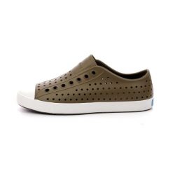 Trampki Native Jefferson. Brązowe trampki i tenisówki damskie Native Shoes, bez wzorów, sportowe, bez zapięcia. Za 194.99 zł.