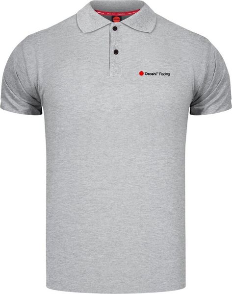 Ozoshi Koszulka męska Ozoshi Polo szara OZ93821 2XL. Szare koszulki polo męskie Ozoshi, m, bez wzorów, bez ramiączek. Za 64.14 zł.
