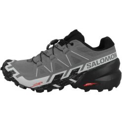 Buty do biegania męskie Salomon Speedcross 6. Szare buty sportowe męskie Salomon, z materiału, bez zapięcia, do biegania, salomon speedcross. Za 737.00 zł.