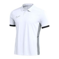 Męska Koszulka Polo DriFit Academy 25. Czarne koszulki polo męskie Nike, m, bez wzorów, bez ramiączek. Za 236.99 zł.