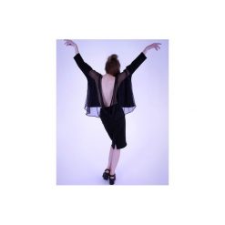 Bluza z odkrytymi plecami i tiulem Czarna. Bluzy damskie marki Sthorm. Za 279.00 zł.