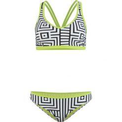 Bikini z biustonoszem bustier (2 części) bonprix czarno-biały. Bikini damskie marki bonprix. Za 49.99 zł.