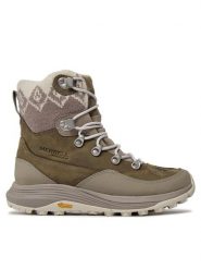 Merrell Śniegowce Siren 4 Thermo Mid Zip Waterproof J037414 Szary. Szare śniegowce i trapery damskie Merrell, ze skóry. Za 809.99 zł.