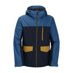Kurtka snowboardowa męska Billabong Outsider. Niebieskie kurtki męskie Billabong, m, bez wzorów, bez kaptura, narciarskie. Za 429.99 zł.