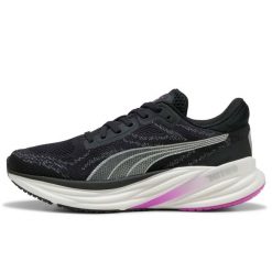 Buty Do Biegania Puma Magnify Nitro 2 Wns Damskie. Czarne obuwie sportowe damskie Puma, bez wzorów, z gumy, do biegania. Za 397.90 zł.