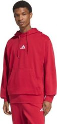Adidas Bluza męska adidas Essentials Feelcozy Hoodie czerwona KC0907 4XL. Czerwone bluzy męskie Adidas, m, bez wzorów, bez kaptura. Za 236.08 zł.