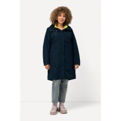 Damskie Kurtka funkcyjna HYPRAR 3 w 1 wodoodporna kieszenie na zamek. Niebieskie kurtki damskie Ulla Popken, plus size, bez wzorów, z materiału, bez kaptura. W wyprzedaży za 679.99 zł.