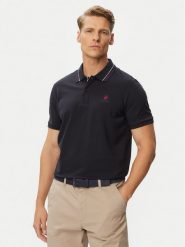 Beverly Hills Polo Club Polo P-SS26M-P450111 Granatowy Regular Fit. Niebieskie koszulki polo męskie Beverly Hills Polo Club, m, bez wzorów, z bawełny, bez ramiączek. Za 229.99 zł.