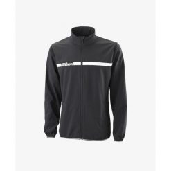 Bluza tenisowa męska Wilson Team II Woven Jacket. Białe bluzy męskie Wilson, l, bez wzorów, z tkaniny, bez kaptura, tenisowe. Za 259.00 zł.