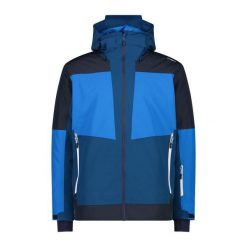 Kurtka narciarska CMP Fix. Niebieskie kurtki sportowe męskie CMP, na zimę, m, bez wzorów, narciarskie. W wyprzedaży za 849.00 zł.