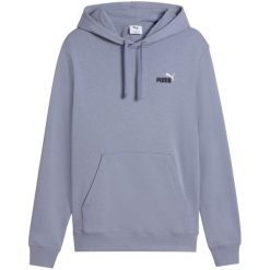 Bluza męska Puma ESS 2 Color Small No.1 Logo Hoodie. Szare bluzy męskie Puma, m, bez wzorów, z bawełny, bez kaptura, na fitness i siłownię. Za 168.99 zł.
