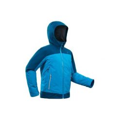 Kurtka turystyczna zimowa SH500 X-WARM 3 w 1 dla chłopców 7-15 lat niebieska. Niebieskie kurtki i płaszcze dla chłopców QUECHUA, na zimę, bez wzorów, z materiału, bez kaptura. Za 229.99 zł.