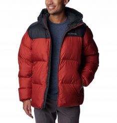 Columbia Puffect Hooded Jacket 2008413849 Pomarańczowe M. Brązowe kurtki męskie Columbia, m, bez wzorów, bez kaptura. Za 481.07 zł.