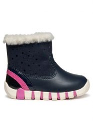 Geox Kozaki B Iupidoo B5658A 0DHBC C4268 Granatowy. Niebieskie buty zimowe dziewczęce Geox, bez wzorów, ze skóry, bez zapięcia. Za 169.99 zł.