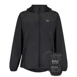 Mac in a Sac - Płaszcz przeciwdeszczowy - Czarny. Czarne kurtki męskie Mac In A Sac, m, bez wzorów, bez kaptura. Za 339.00 zł.