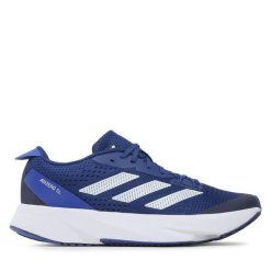Buty do biegania adidas. Niebieskie buty sportowe męskie Adidas, bez zapięcia, do biegania. Za 359.99 zł.