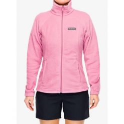 Bluza bez kaptura damska Columbia Benton Springs FZ. Czerwone bluzy damskie Columbia, bez wzorów, bez kaptura, trekkingowe. Za 208.99 zł.