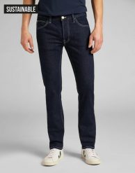 LEE LUKE BUTTON FLY MĘSKIE SPODNIE JEANSOWE RINSE L70SNI36 112140717. Spodnie materiałowe męskie Lee, l, bez wzorów, z jeansu. Za 219.99 zł.