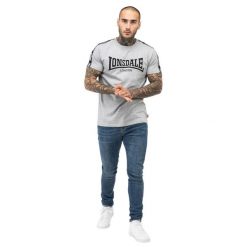 Koszulka Lonsdale Vementry. Czarne koszulki sportowe męskie Lonsdale, m, bez wzorów, z bawełny, bez kołnierzyka, bez ramiączek, na fitness i siłownię. Za 136.00 zł.